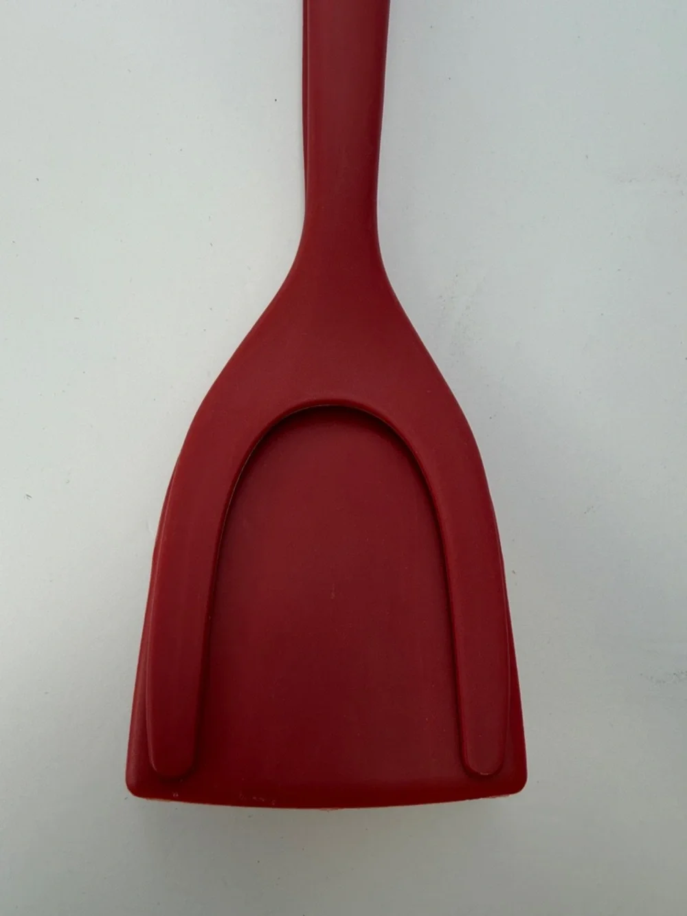 Red Silicone Turner Spatula Tong